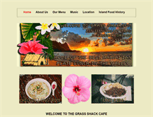 Tablet Screenshot of grassshackcafe.com